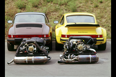 1976 Porsche 911S Targa left 911 Turbo 3.0 litre G series-